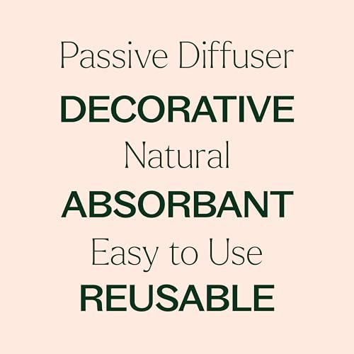 Plant Therapy Passiver Lotusblüten Aromatherapie Diffuser – Stilvoller und natürlicher Öldiffuser für Zuhause, Büro und Reisen