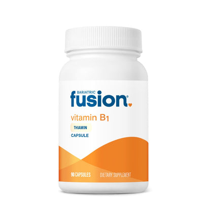 Bariatric Fusion Vitamin B1 (Thiamin) für bariatrische Chirurgie-Patienten – Magenbypass & Schlauchmagen, leicht zu schluckende Kapseln, 90 Stück