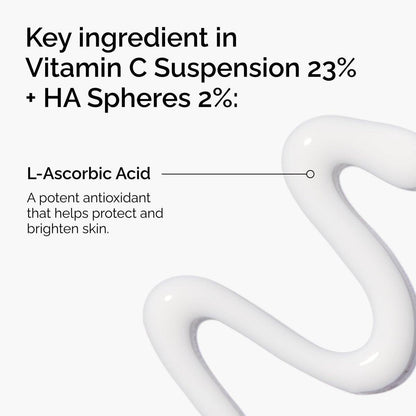 The Ordinary Vitamin C Suspension 23% + Hyaluronic Acid Spheres 2% – Serum mit reiner L-Ascorbinsäure, 30 ml