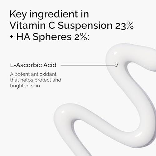 The Ordinary Vitamin C Suspension 23% + Hyaluronic Acid Spheres 2% – Serum mit reiner L-Ascorbinsäure, 30 ml