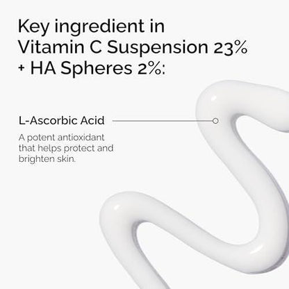 The Ordinary Vitamin C Suspension 23% + Hyaluronic Acid Spheres 2% – Serum mit reiner L-Ascorbinsäure, 30 ml