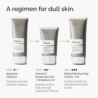 The Ordinary Vitamin C Suspension 23% + Hyaluronic Acid Spheres 2% – Serum mit reiner L-Ascorbinsäure, 30 ml