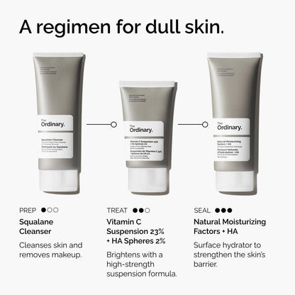 The Ordinary Vitamin C Suspension 23% + Hyaluronic Acid Spheres 2% – Serum mit reiner L-Ascorbinsäure, 30 ml