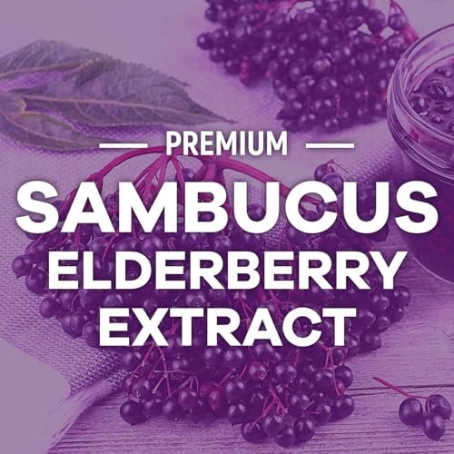 Holunderbeeren Gummies - 3X Stärke Schwarzer Holunder Immununterstützung Gummibärchen mit Vitamin C, D3 und Zink für Kinder & Erwachsene, Immunsystem Stärkung Nahrungsergänzungsmittel, Holunderbeer Vitamine - 60 Gummies
