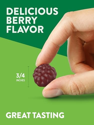 Nature's Truth Bio-Holunderbeeren Gummibärchen | 50 vegane Gummis | mit Vitamin C und Zink | Beerengeschmack | Vegan, Non-GMO und Glutenfrei