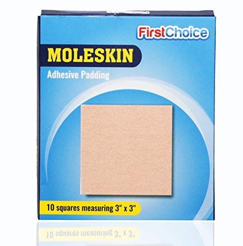 RadBizz Extra Dauerhafte Moleskin-Pflaster - 3" x 3" 10er-Pack
