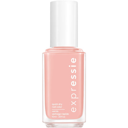 essie expressie Quick-Dry Vegan Nagellack, Crop Top and Roll, Rosa Beige, 9,3 ml