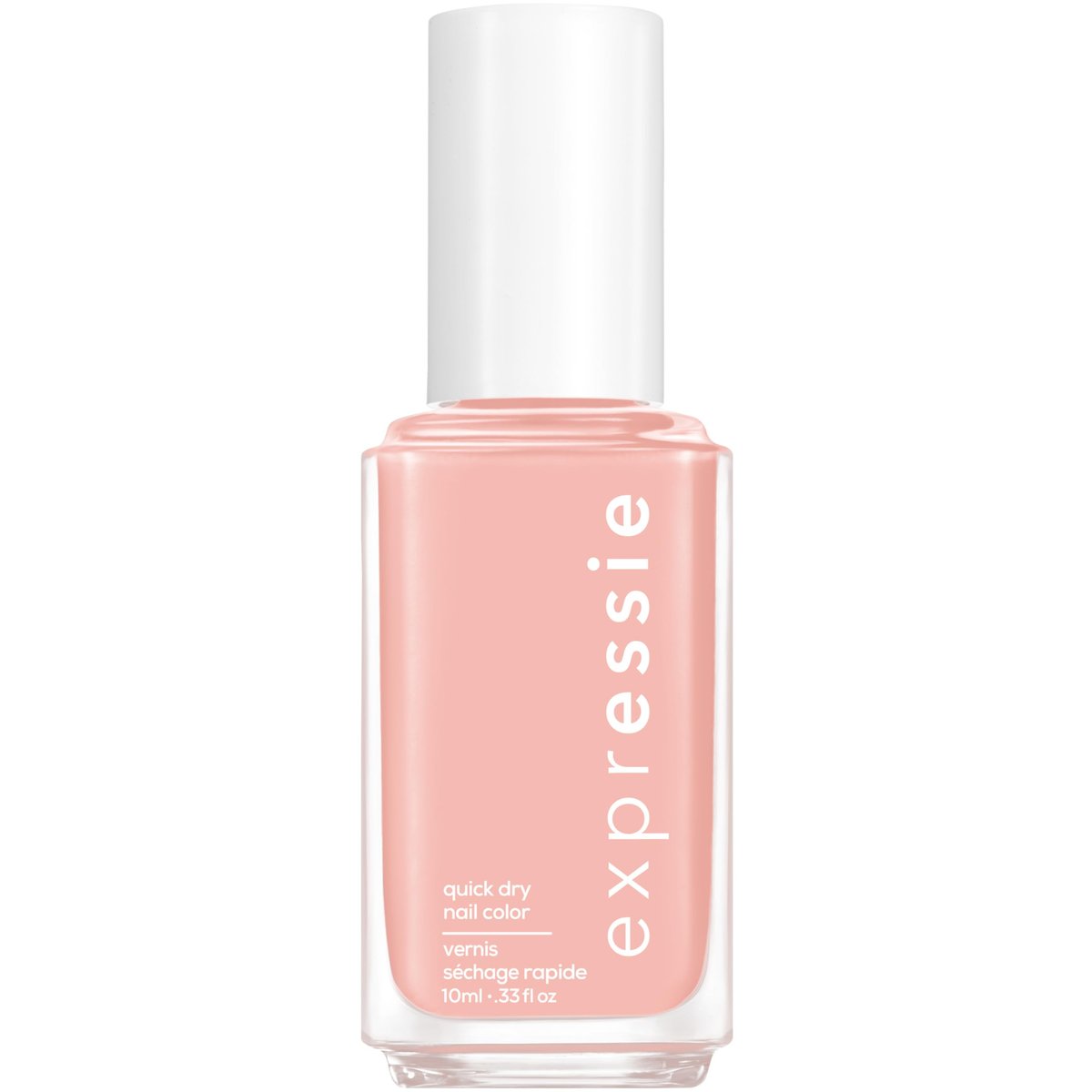 essie expressie Quick-Dry Vegan Nagellack, Crop Top and Roll, Rosa Beige, 9,3 ml