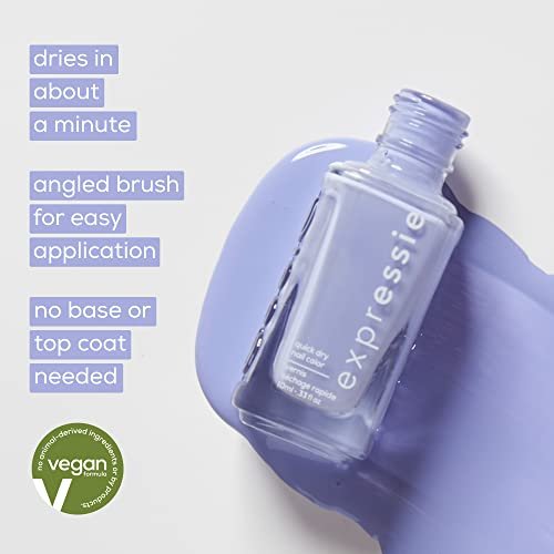 essie Expressie Nagellack, Schnelltrocknender Gelber Nagellack, Vegan, Busy Beeline, 0,33 fl oz