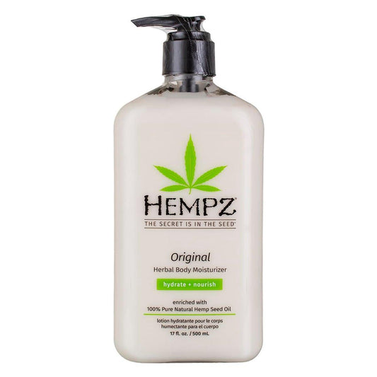 Hempz Original Feuchtigkeitscreme 500 ml (2er-Pack) – Intensiv pflegende Körperlotion mit Hanfsamenöl
