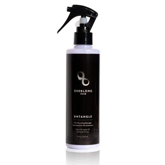 everlong Untangle Leave-in Conditioner & Entwirrspray für Haarverlängerungen & Perücken – mit Keratin, Argan- und Jojobaöl – 237 ml