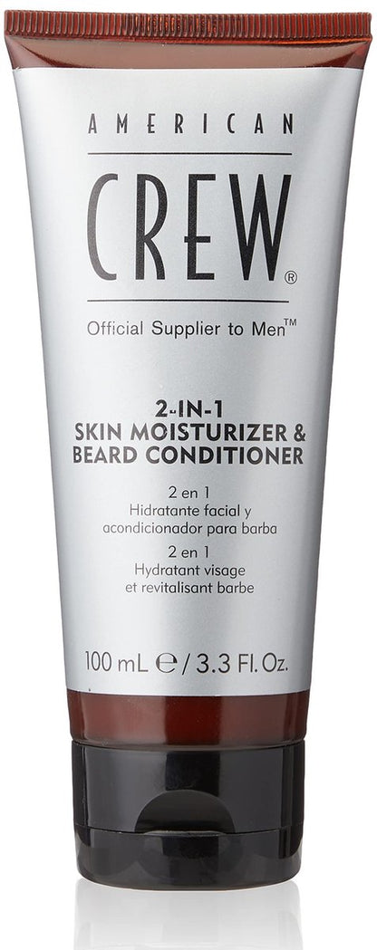 American Crew Shaving Skincare Moisturizer & Beard Cond 3.4 Unze – Feuchtigkeitsspendende Pflege für Bart und Haut