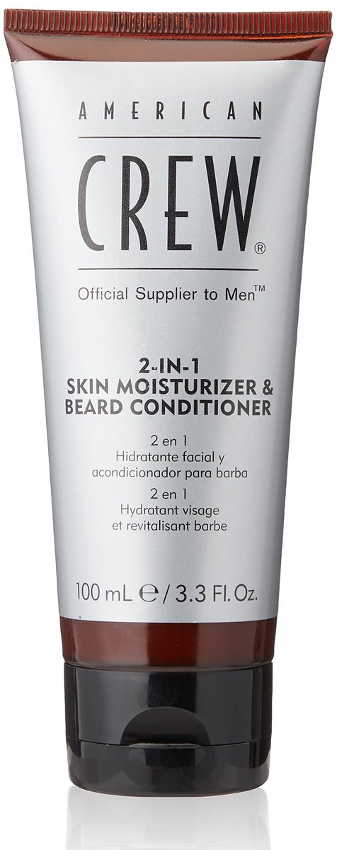 American Crew Shaving Skincare Moisturizer & Beard Cond 3.4 Unze – Feuchtigkeitsspendende Pflege für Bart und Haut