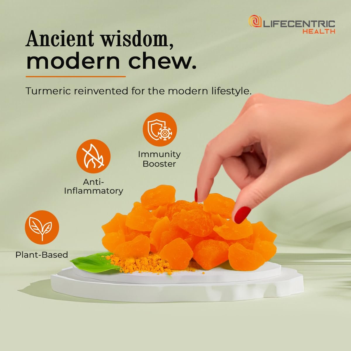 Turmeric Gummis für Erwachsene und Kinder | Hochdosiertes Kurkuma und Ingwer Präparat | Vegane, organische, natürliche Kurkuma-Gummis für die allgemeine Gesundheit | Bestes Curcumin-Präparat mit Ingwer
