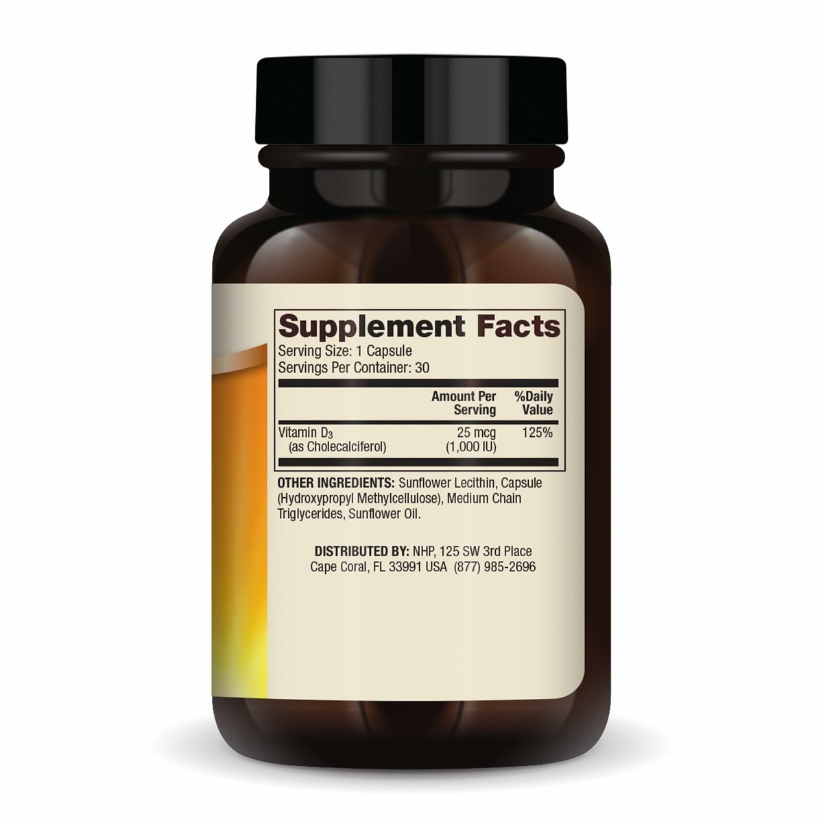 Dr. Mercola Liposomales Vitamin D3 – 1.000 IE pro Portion – Unterstützt Herz-, Knochen- und Immunsystem – Non-GMO, Sojafrei & Glutenfrei – 30 Kapseln (30 Portionen)