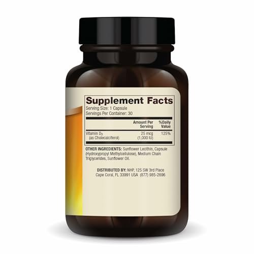 Dr. Mercola Liposomales Vitamin D3 – 1.000 IE pro Portion – Unterstützt Herz-, Knochen- und Immunsystem – Non-GMO, Sojafrei & Glutenfrei – 30 Kapseln (30 Portionen)