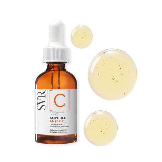 SVR Vitamin C Brightening Face Serum mit 20% optimiertem Vitamin C – gegen feine Linien, ungleichmäßigen Hautton und fahle Haut. Verbessert Ausstrahlung und Festigkeit, 30 ml