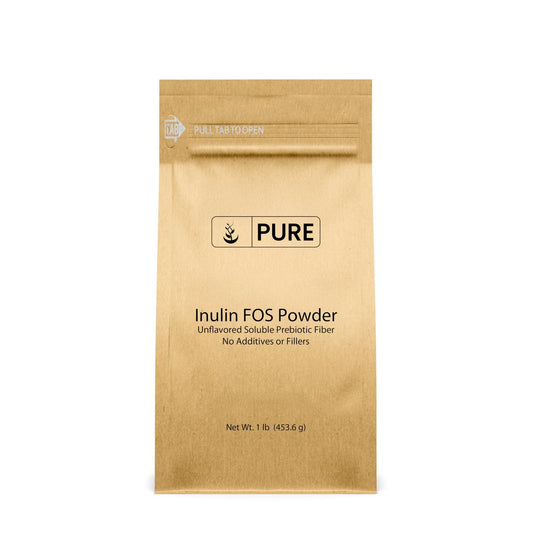 Pure Original Ingredients Inulin FOS Pulver (1 Pfund) – Immer rein, keine Füllstoffe oder Zusätze, laborgeprüft