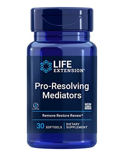 Life Extension Pro-Resolving Mediators – 18-HEPE, 17-HDHA, 14-HDHA – Unterstützt die natürliche Entzündungsreaktion des Körpers – Glutenfrei, Nicht-GMO – 30 Weichkapseln