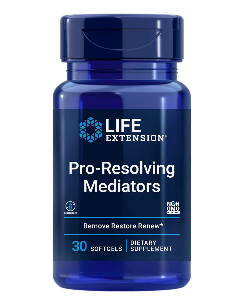 Life Extension Pro-Resolving Mediators – 18-HEPE, 17-HDHA, 14-HDHA – Unterstützt die natürliche Entzündungsreaktion des Körpers – Glutenfrei, Nicht-GMO – 30 Weichkapseln