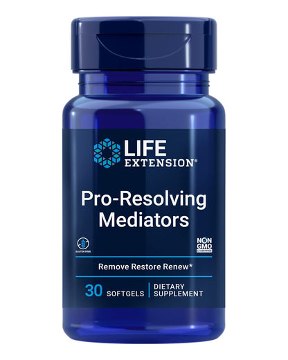 Life Extension Pro-Resolving Mediators – 18-HEPE, 17-HDHA, 14-HDHA – Unterstützt die natürliche Entzündungsreaktion des Körpers – Glutenfrei, Nicht-GMO – 30 Weichkapseln