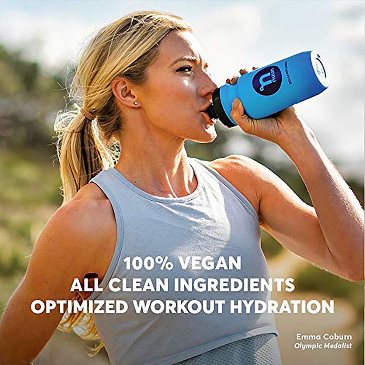 Nuun Hydration Endurance Pulver, Lemon Lime, 5 essentielle Elektrolyte + Kohlenhydrate, Vegan, Nicht-GVO, 16 Portionen