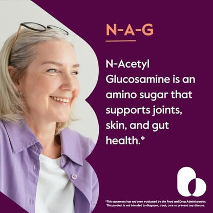 BESTVITE N-Acetyl Glucosamin (N-A-G) 700mg – 120 Kapseln – ohne Stearate – Nicht-GVO – Glutenfrei