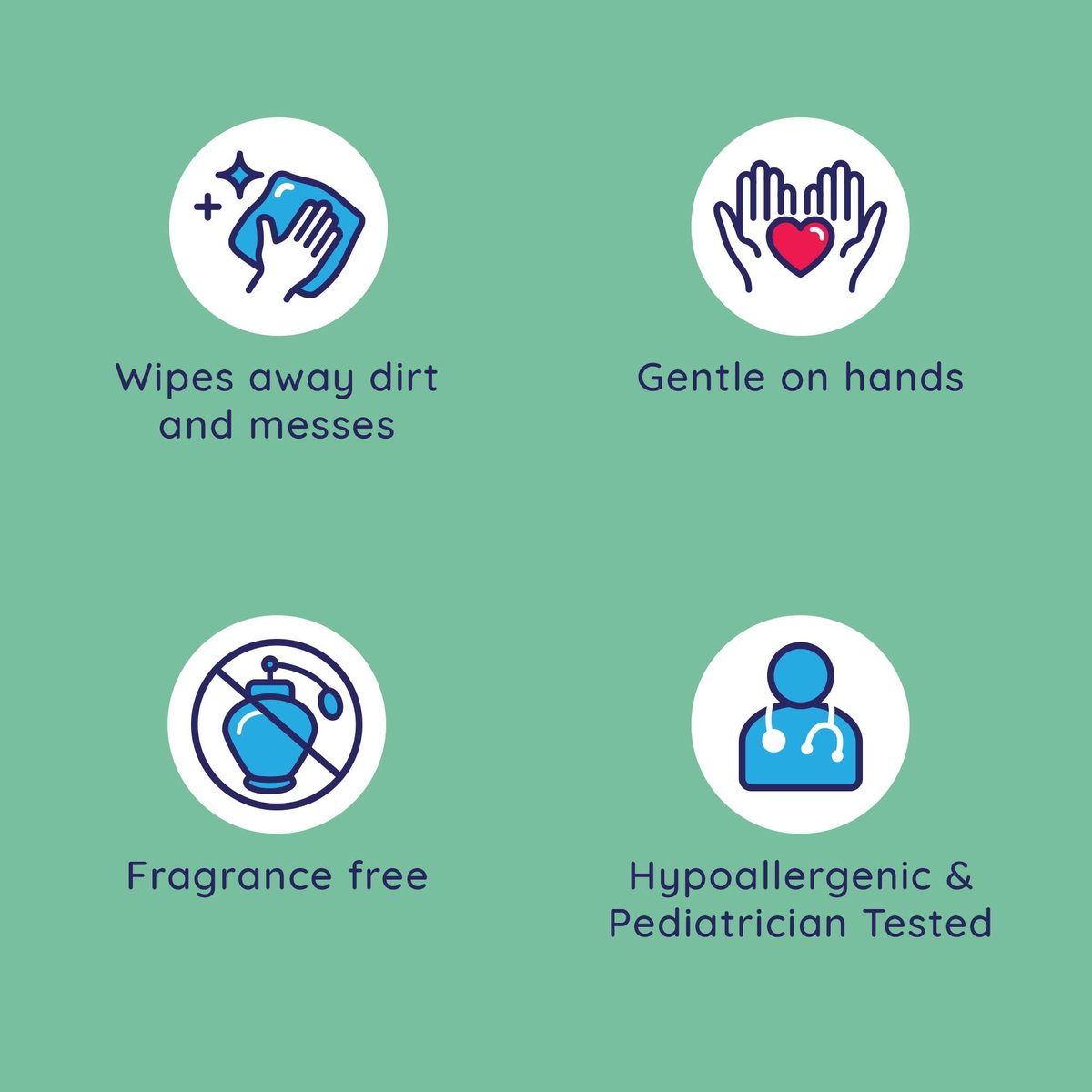 Wet Ones Hand and Face Wipes Singles, Unscented – 24 einzeln verpackte Tücher (6er-Pack) für empfindliche Haut