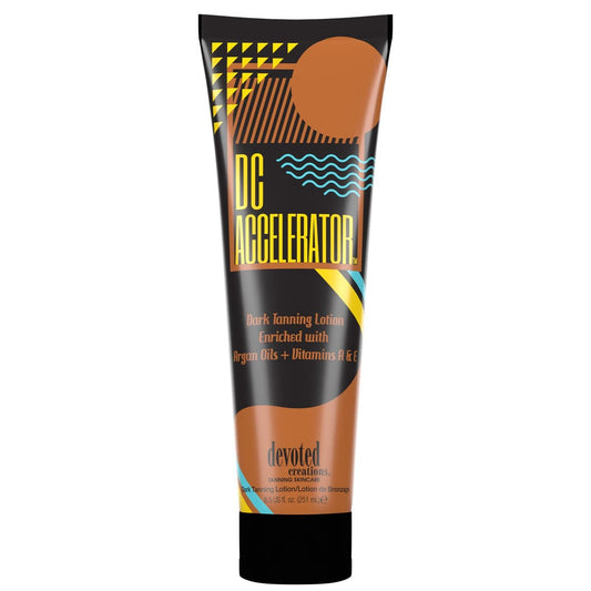 Devoted Creations DC Accelerator Dark Tanning Lotion 8,5 oz – Bräunungsbeschleuniger für eine intensive, dunkle Bräune