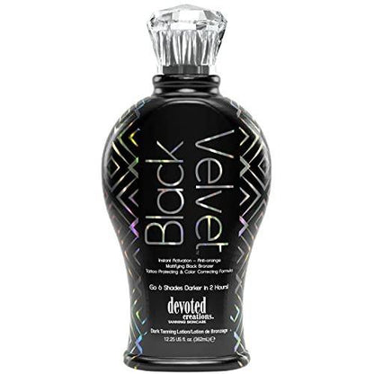 Devoted Creations Black Velvet Anti-Orange Mattifying Black Bronzer Bräunungslotion 12,25 oz