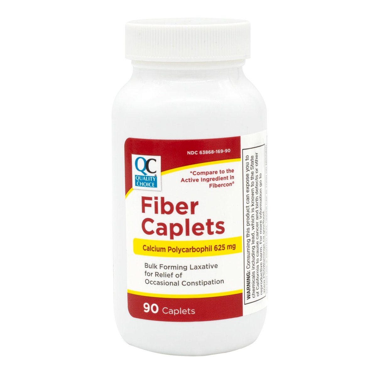 Quality Choice Fiber Therapy Caplets – Sanfte Verstopfungslinderung ohne Blähungen, 90 Stück