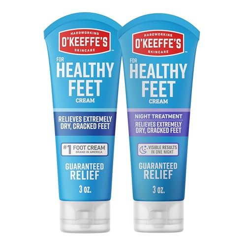 O'Keeffe's for Healthy Feet Fußcreme - 2er-Pack (je 85 g) gegen extrem trockene, rissige Füße