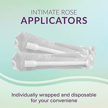 Intimate Rose Vaginal Suppositorien-Applikator, 15 Stück – Passend für die meisten Borsäure-Zäpfchen und Vaginalzäpfchen, einzeln verpackt