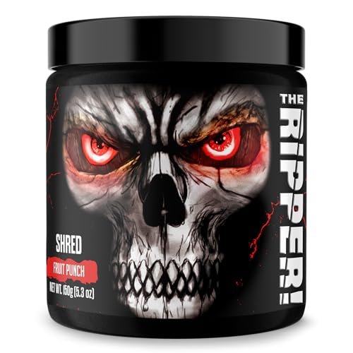 JNX SPORTS The Ripper! Fatburner Pre Workout für Männer & Frauen – Thermogene Fettverbrennung, Appetitzügler, Energie & Ausdauer – Fruit Punch, 30 Portionen