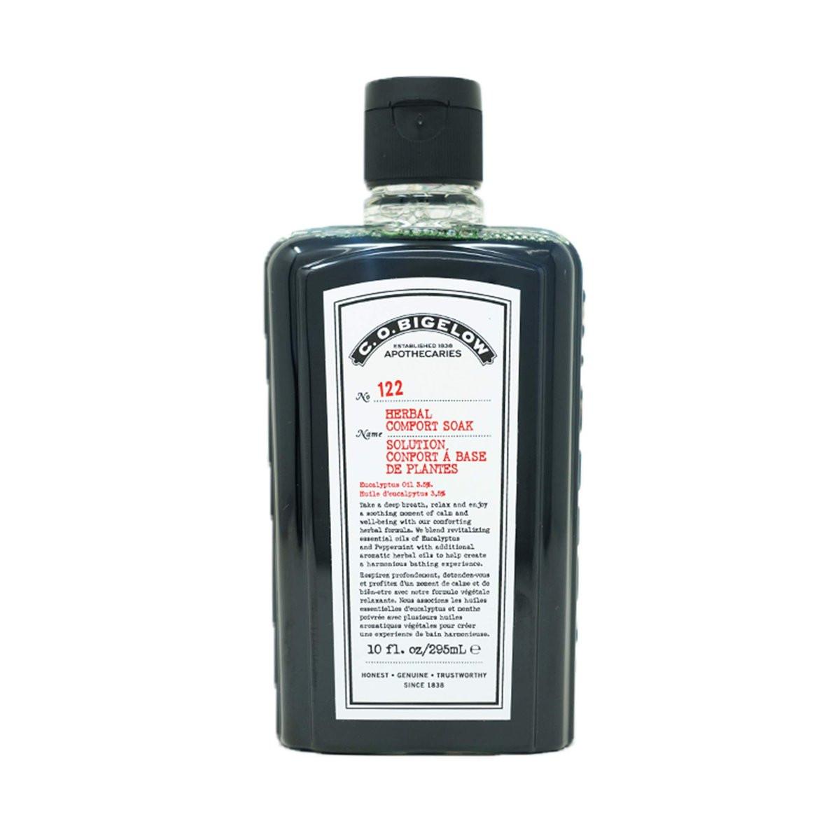 C.O. Bigelow Kräuter-Wohlfühlbad – Aromatherapie-Badesalz für Entspannung, müde Muskeln & Unwohlsein mit ätherischen Ölen, Eukalyptus, Pfefferminze, Echinacea, 300 ml