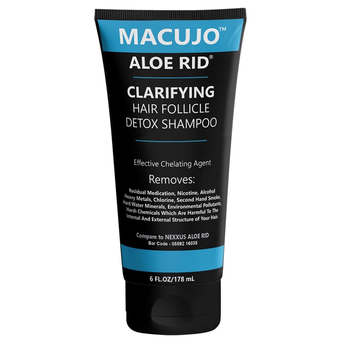 Macujo Aloe Rid Detox Shampoo und Zydot UltraClean Methode – Tiefenreinigung von Schadstoffen, Medikamentenrückständen, Nikotin, Alkohol, Chlor und Passivrauch