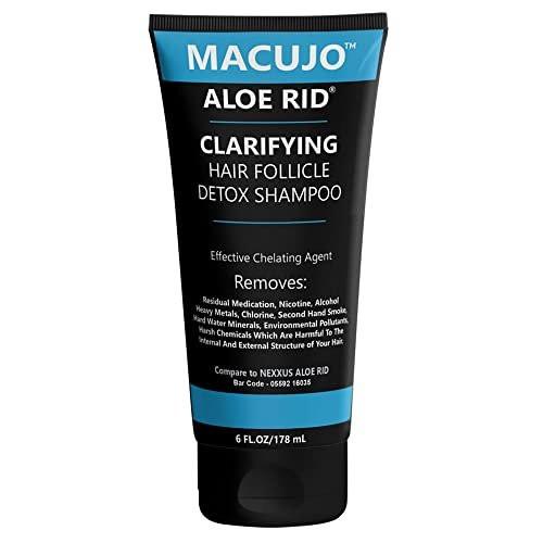Macujo Aloe Rid Detox Shampoo und Zydot UltraClean Methode – Tiefenreinigung von Schadstoffen, Medikamentenrückständen, Nikotin, Alkohol, Chlor und Passivrauch