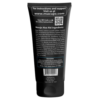 Macujo Aloe Rid Detox Shampoo und Zydot UltraClean Methode – Tiefenreinigung von Schadstoffen, Medikamentenrückständen, Nikotin, Alkohol, Chlor und Passivrauch