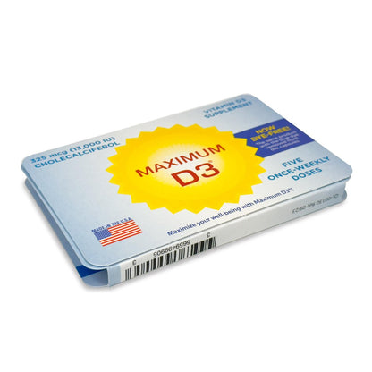 Maximum D3 13.000 IE – 5 Kapseln (5-Wochen-Vorrat) | Hochdosiertes Vitamin D3