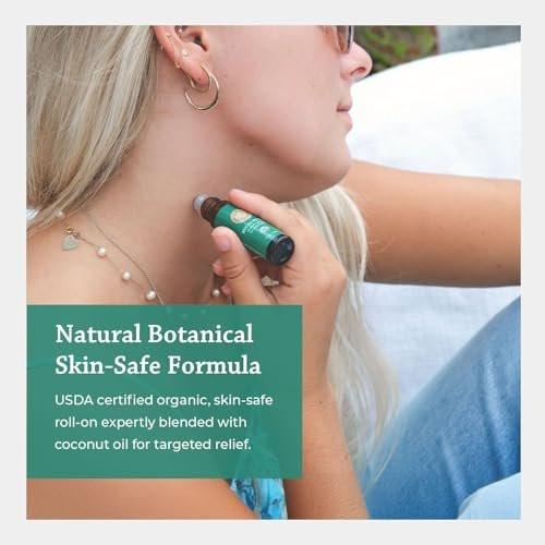 Silk Road Organic Bio Eukalyptus Roll-On, USDA-zertifiziert – Atemwege, Erkältung, Husten, Nebenhöhlen & Allergiebeschwerden – 10 ml Aromatherapie-Roller – Immer rein, immer bio