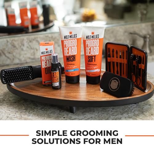 Wild Willies 10-teiliges Pediküre- und Maniküre-Set für Männer und Frauen – Nagelknipser, Schere, Pinzette, Feilen – kompaktes Reise-Nagelpflegeset, Herren-Nagelpflegeset