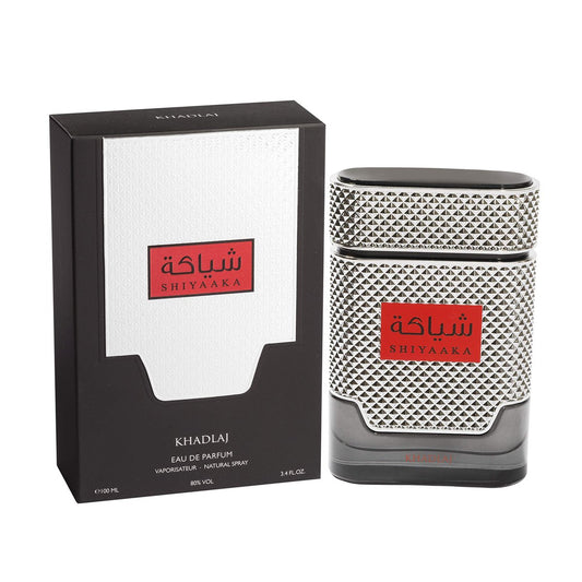 Khadlaj Shiyaaka Silver Eau de Parfum für Männer, 100 ml