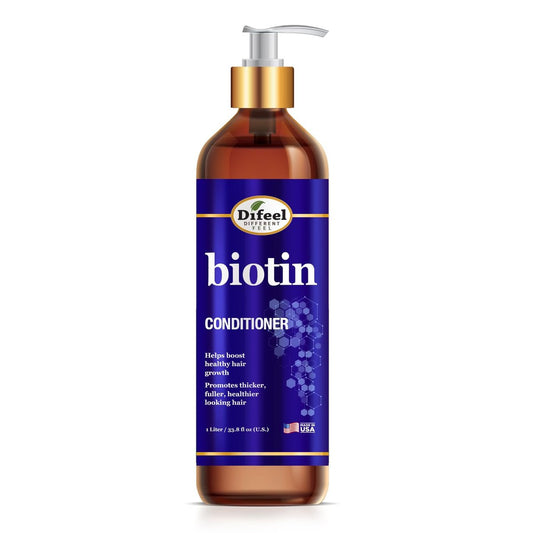 Difeel Pro-Growth Biotin Conditioner für Haarwachstum 33,8 oz - Conditioner für dünner werdendes Haar