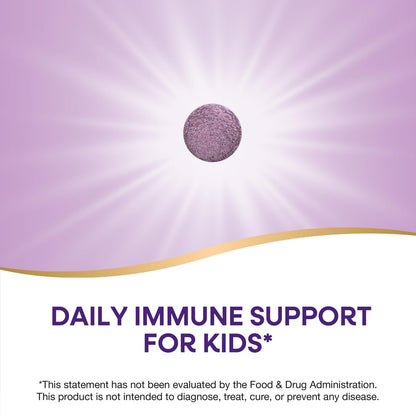 Nature's Way Sambucus Holunder Immun-Kaulutsch für Kinder ab 2 Jahren, Immununterstützung*, Vitamin C, Zink, mit Superfood-Antioxidantien, glutenfrei, 40 Kautabletten