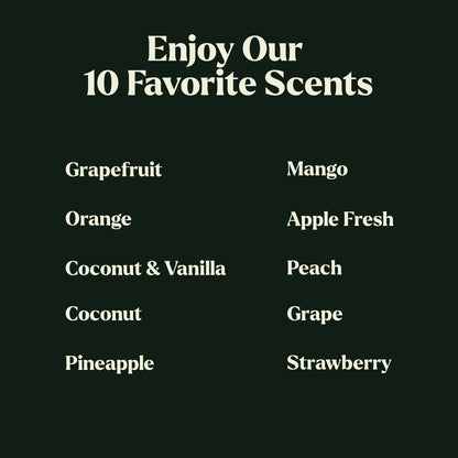 Duftöl Set - Premium 10 Stück Duftöle für Kerzenherstellung, Seifenduft, Aromaperlen, Badebomben, Parfüm & Aromaöl für Lipgloss - Fruchtige Düfte (10 ml)