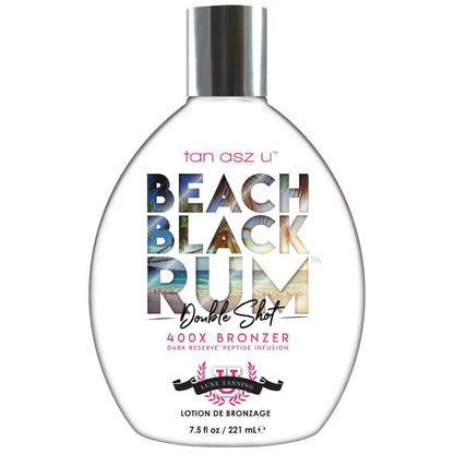 Tan Asz U Beach Black Rum Tanning Lotion 400ml – Doppelter 400X Bronzer mit Kokoswasser & Algen Extrakt