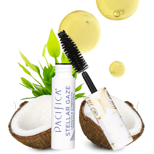 Pacifica Mini Stellar Gaze Mascara – Supernova Black Probiergröße, Länge & Stärke Mineral-Mascara, Reisefreundlich, Vegan, Augenärztlich getestet