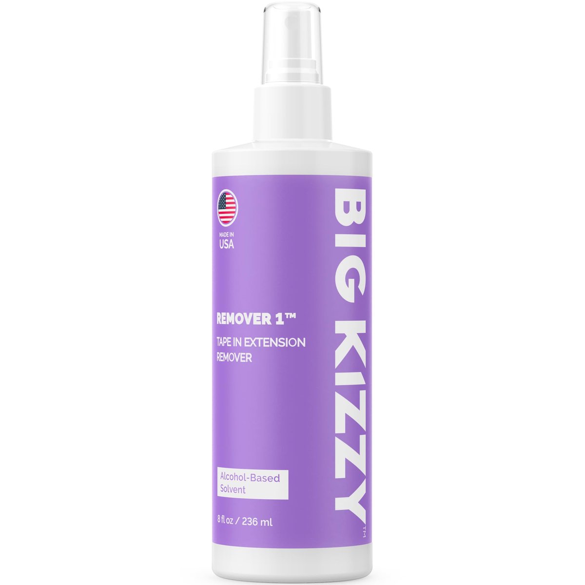Big Kizzy Tape in Extension Remover Spray - Schnellster und einfachster Tape-In-Entferner (237 ml) - Kompatibel mit allen Echthaar-Extension-Tapes