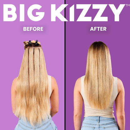Big Kizzy Remover 2 (118 ml) - Rückstandslöser für Tape-In-Extensions - Schnell und schonend für Echthaarverlängerungen, Perücken und Haarsysteme