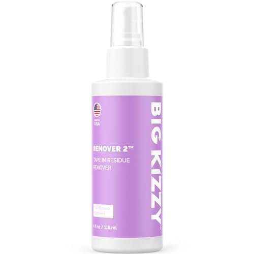 Big Kizzy Remover 2 (118 ml) - Rückstandslöser für Tape-In-Extensions - Schnell und schonend für Echthaarverlängerungen, Perücken und Haarsysteme